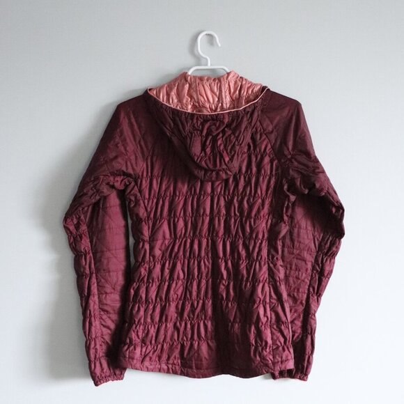 MEC Women's Sz XS Pink Uplink Quilted Packable Hooded Full Zip Activewear Jacket - Picture 2 of 16